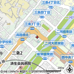 株式会社新星工業社　呉サービスセンター周辺の地図