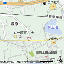 香川県綾歌郡綾川町萱原473-6周辺の地図