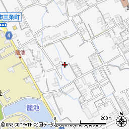 香川県丸亀市郡家町671-1周辺の地図