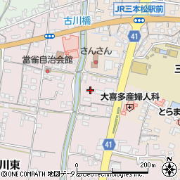 香川県東かがわ市川東124周辺の地図