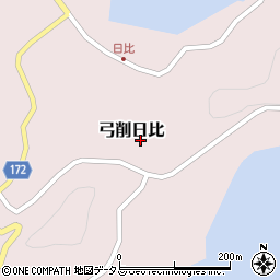 愛媛県越智郡上島町弓削日比689周辺の地図