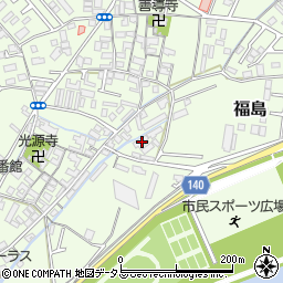 和歌山県和歌山市福島485周辺の地図