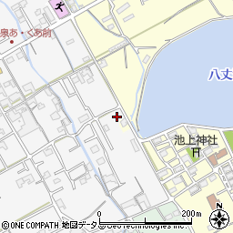 香川県丸亀市郡家町21-2周辺の地図