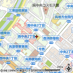 トヨタカローラ広島呉支店周辺の地図