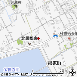 香川県丸亀市郡家町1045周辺の地図
