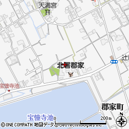 香川県丸亀市郡家町1036周辺の地図