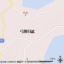 愛媛県越智郡上島町弓削日比681周辺の地図