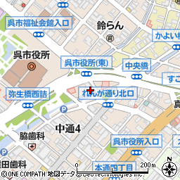 社団法人広島県宅地建物取引業協会　呉支部周辺の地図