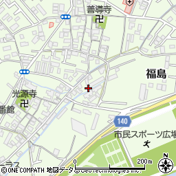 和歌山県和歌山市福島501周辺の地図