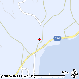 愛媛県越智郡上島町岩城648周辺の地図