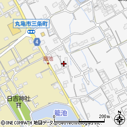 香川県丸亀市郡家町650-16周辺の地図