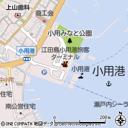 呉海運株式会社　江田島支店周辺の地図