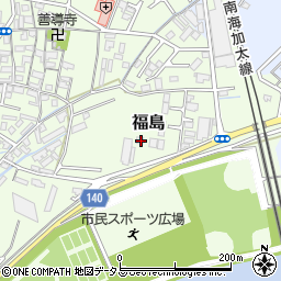 和歌山県和歌山市福島468周辺の地図