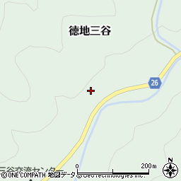 山口県山口市徳地三谷1625周辺の地図