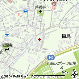 和歌山県和歌山市福島500周辺の地図