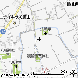 香川県丸亀市飯山町下法軍寺周辺の地図