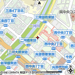 ダックス株式会社　呉店周辺の地図