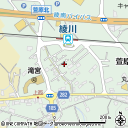 香川県綾歌郡綾川町萱原750周辺の地図