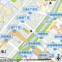 中国地方電気工事業協同組合　呉支所周辺の地図
