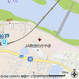 和歌山県岩出市船戸周辺の地図