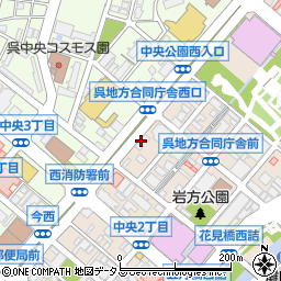 タイムズカー呉駅前店周辺の地図