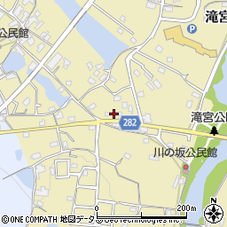香川県綾歌郡綾川町滝宮1722-5周辺の地図