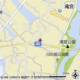香川県綾歌郡綾川町滝宮1721周辺の地図