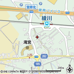 香川県綾歌郡綾川町萱原808-22周辺の地図