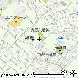 和歌山県和歌山市福島74周辺の地図