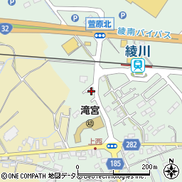 香川県綾歌郡綾川町萱原807-20周辺の地図