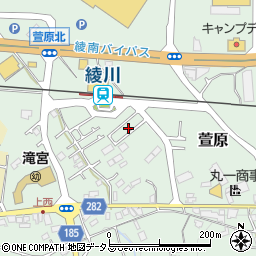 香川県綾歌郡綾川町萱原752周辺の地図