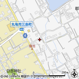 香川県丸亀市郡家町659-1周辺の地図