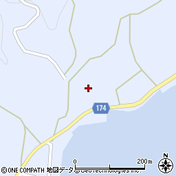 愛媛県越智郡上島町岩城569周辺の地図