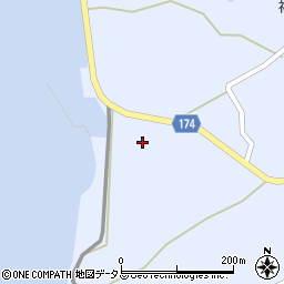 愛媛県越智郡上島町岩城2855周辺の地図