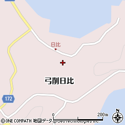 愛媛県越智郡上島町弓削日比660周辺の地図