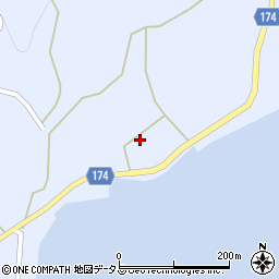 愛媛県越智郡上島町岩城545周辺の地図