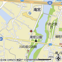 香川県綾歌郡綾川町滝宮1575周辺の地図