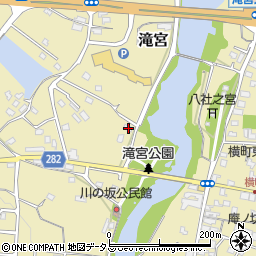 香川県綾歌郡綾川町滝宮1575-1周辺の地図