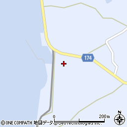愛媛県越智郡上島町岩城2857周辺の地図