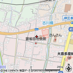 香川県東かがわ市川東87周辺の地図