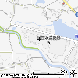 川西水道機器周辺の地図