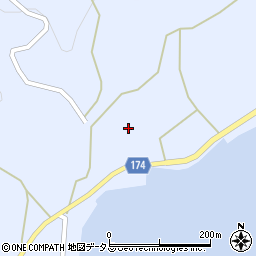 愛媛県越智郡上島町岩城574周辺の地図