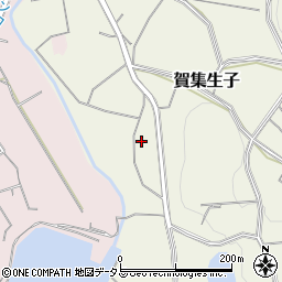 兵庫県南あわじ市賀集生子338周辺の地図