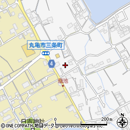 香川県丸亀市郡家町726-1周辺の地図