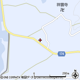 愛媛県越智郡上島町岩城2960周辺の地図