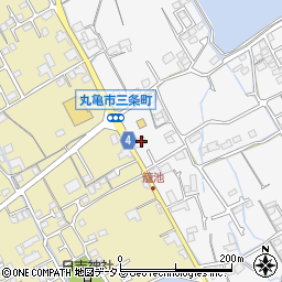 香川県丸亀市郡家町725-1周辺の地図