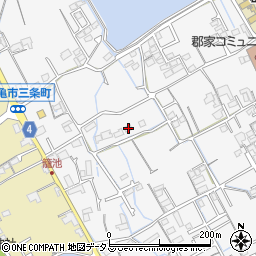 香川県丸亀市郡家町701周辺の地図