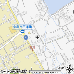 香川県丸亀市郡家町720-1周辺の地図