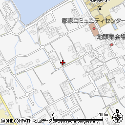 香川県丸亀市郡家町838-3周辺の地図