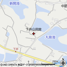 下井公民館周辺の地図
